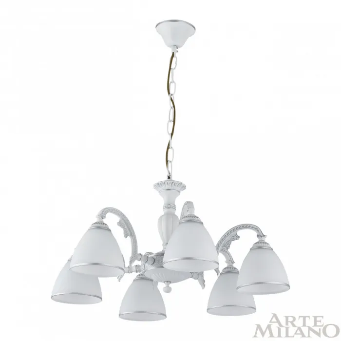 Люстра Arte Milano AM340837 340837/6 WT+SL от ImperiumLoft
