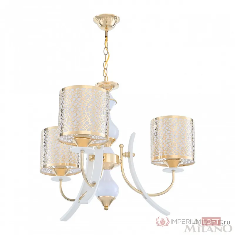 Люстра подвесная Arte Milano Florentia-6067 306067/3 Wh/Gd от ImperiumLoft