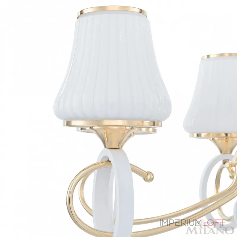 Подвесная люстра Arte Milano Florentia-2387 302387/6 Wh/Gd