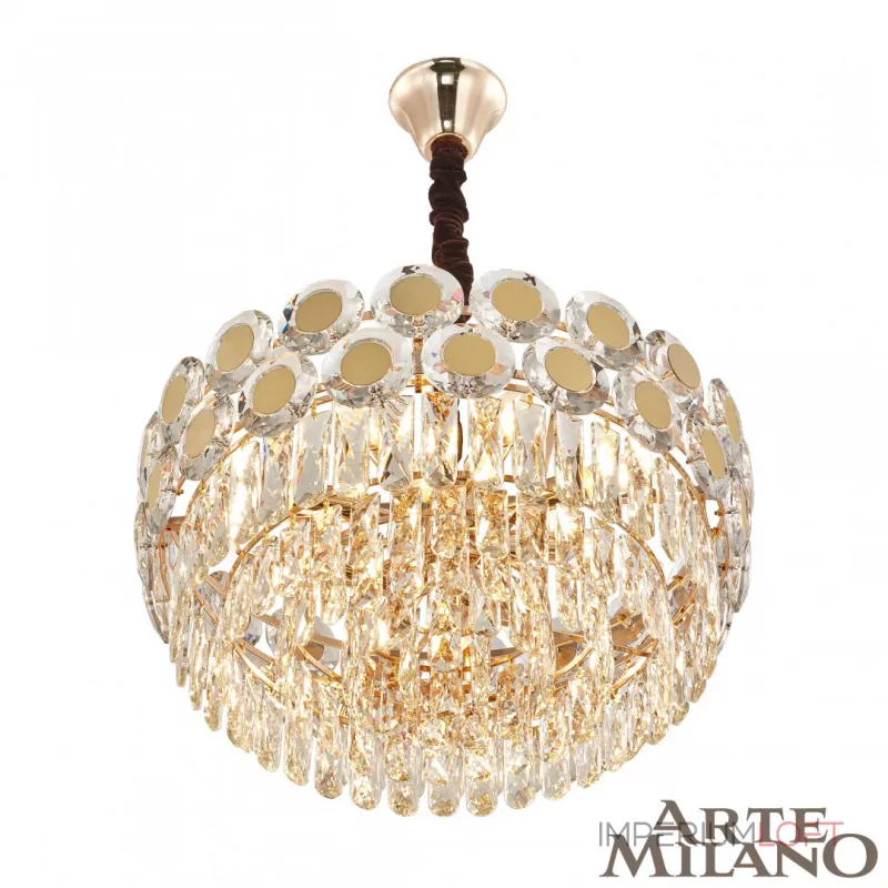 Подвесная люстра Arte Milano AM-99486 97188.D550.H260.E14.12 G Подвесная люстра Arte Milano AM-99486 97188.D550.H260.E14.12 G