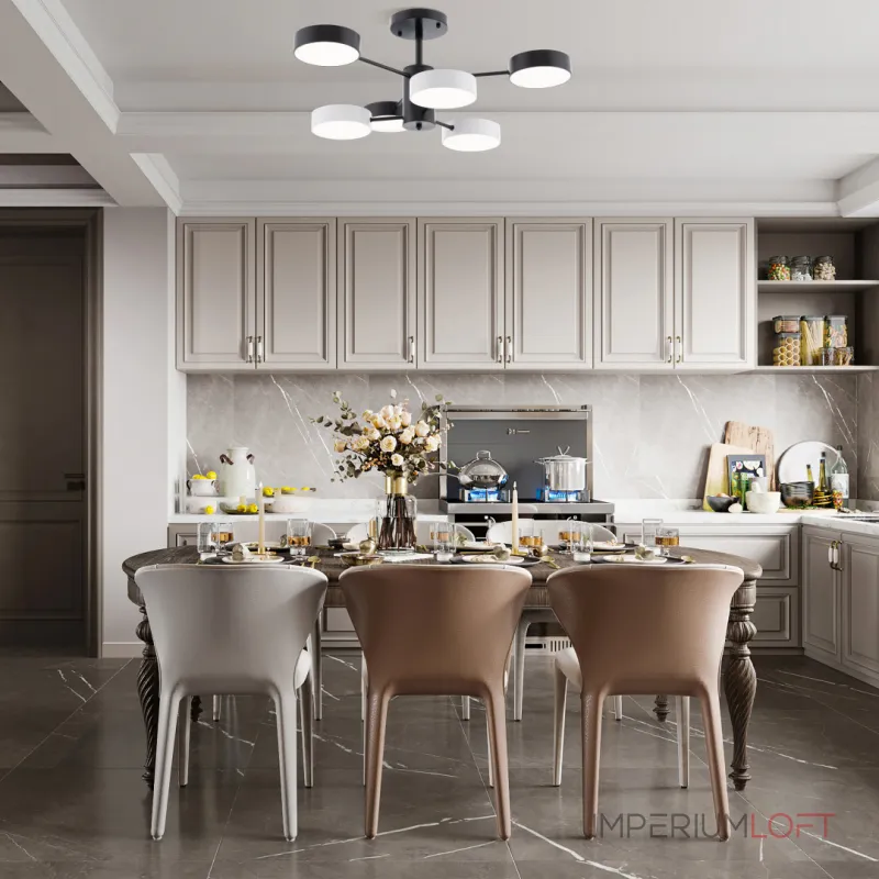 Светильник светодиодный Arte Milano Ferrara 250906/6B Bk/Wh