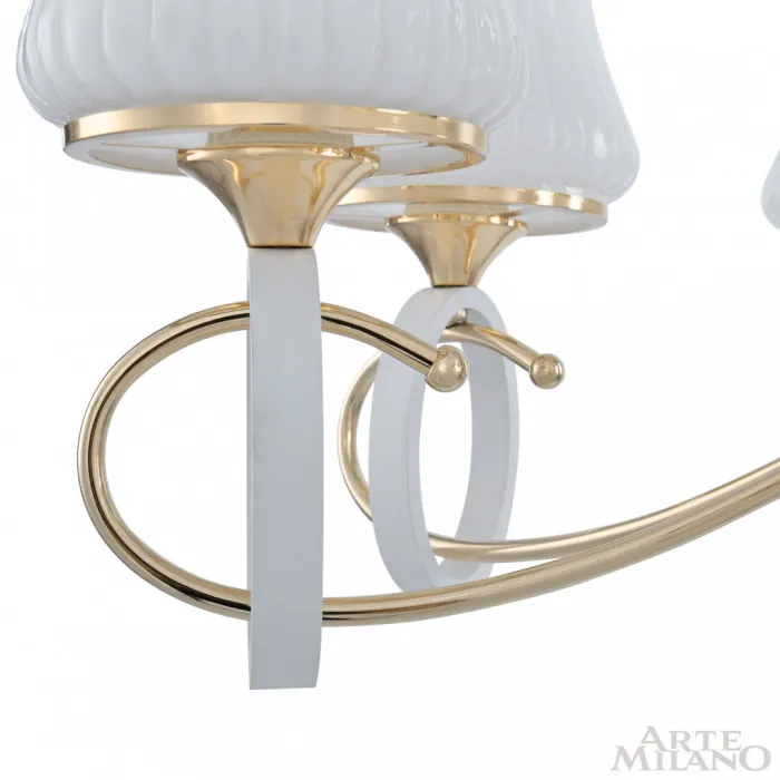 Люстра подвесная Arte Milano Florentia-2387 302387/6 Wh/Gd от ImperiumLoft