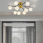 Потолочная люстра Arte Milano Neapolis-73408 273408/9 BK/GD