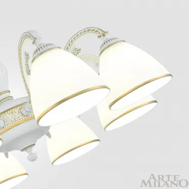 Люстра Arte Milano AM340837 340837/8 WT+G от ImperiumLoft