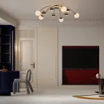 Потолочная люстра Arte Milano Ferrara-71040 272040/10 BK/GD
