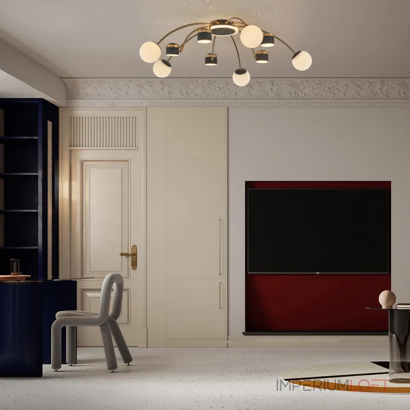 Потолочная люстра Arte Milano Ferrara-71040 272040/10 BK/GD