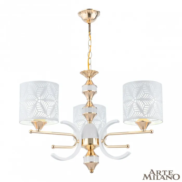 Люстра подвесная Arte Milano Florentia-2097 302097/3 Wh/Gd от ImperiumLoft
