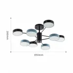Светильник светодиодный Arte Milano Ferrara 250906/8B Bk/Gr
