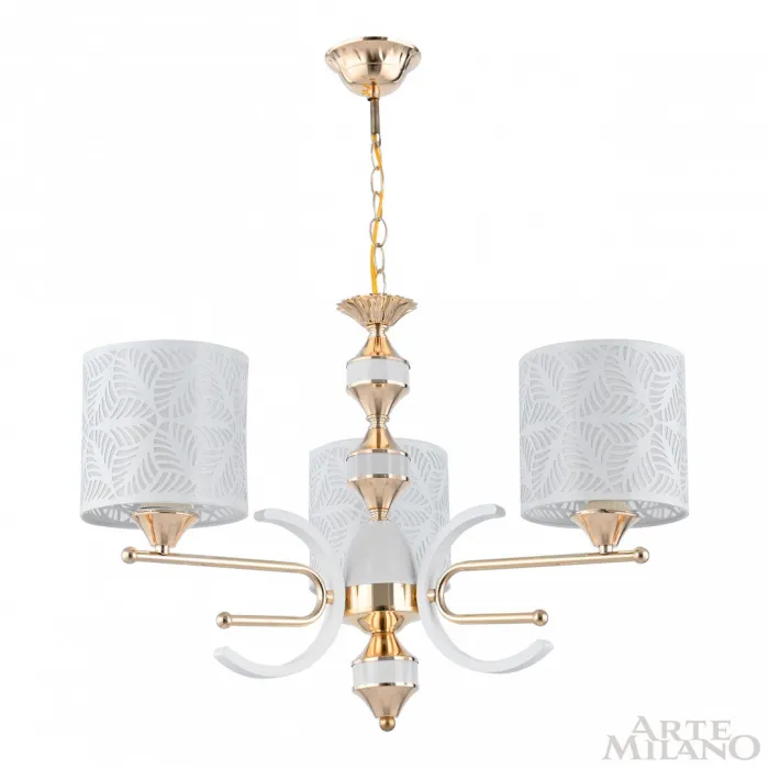 Люстра подвесная Arte Milano Florentia-2097 302097/3 Wh/Gd от ImperiumLoft