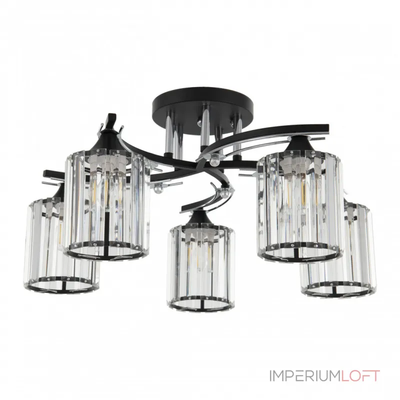 Потолочная люстра Arte Milano AMALFI-327103 327103/5 BK+CR