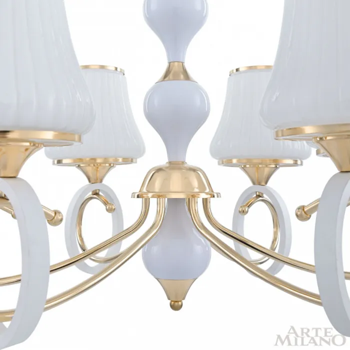 Люстра подвесная Arte Milano Florentia-2387 302387/6 Wh/Gd от ImperiumLoft