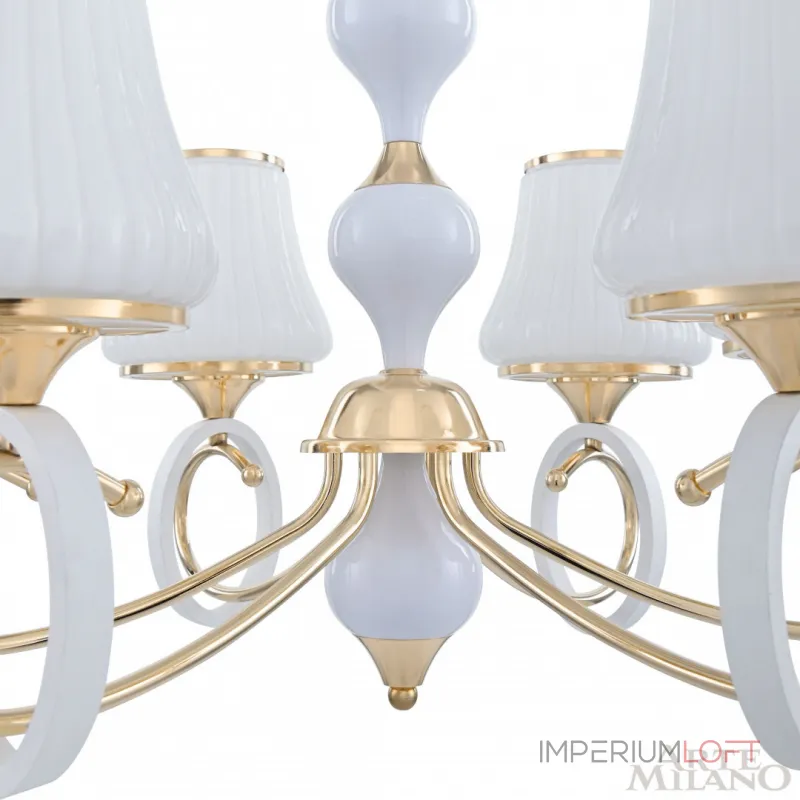 Подвесная люстра Arte Milano Florentia-2387 302387/6 Wh/Gd