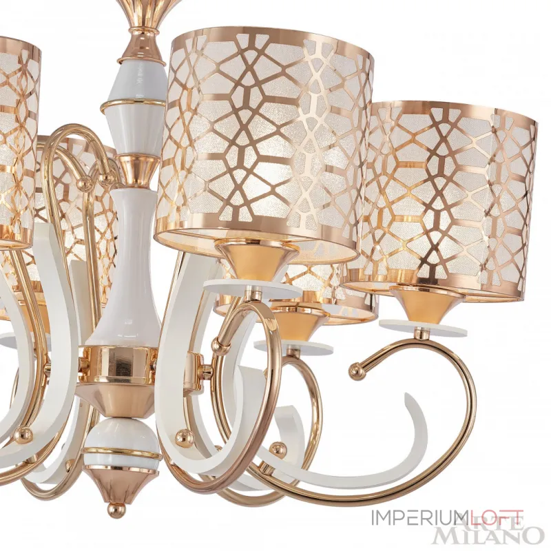 Подвесная люстра Arte Milano Florentia-1237 301237/6 Wh/Gd