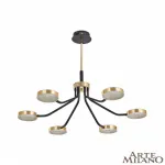 Люстра на штанге Arte Milano Ferrara-76079 276079/6 BK/GD