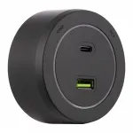 Трековая розетка, 3.1A 250V 399731TS/USB-Type-C Black от ImperiumLoft