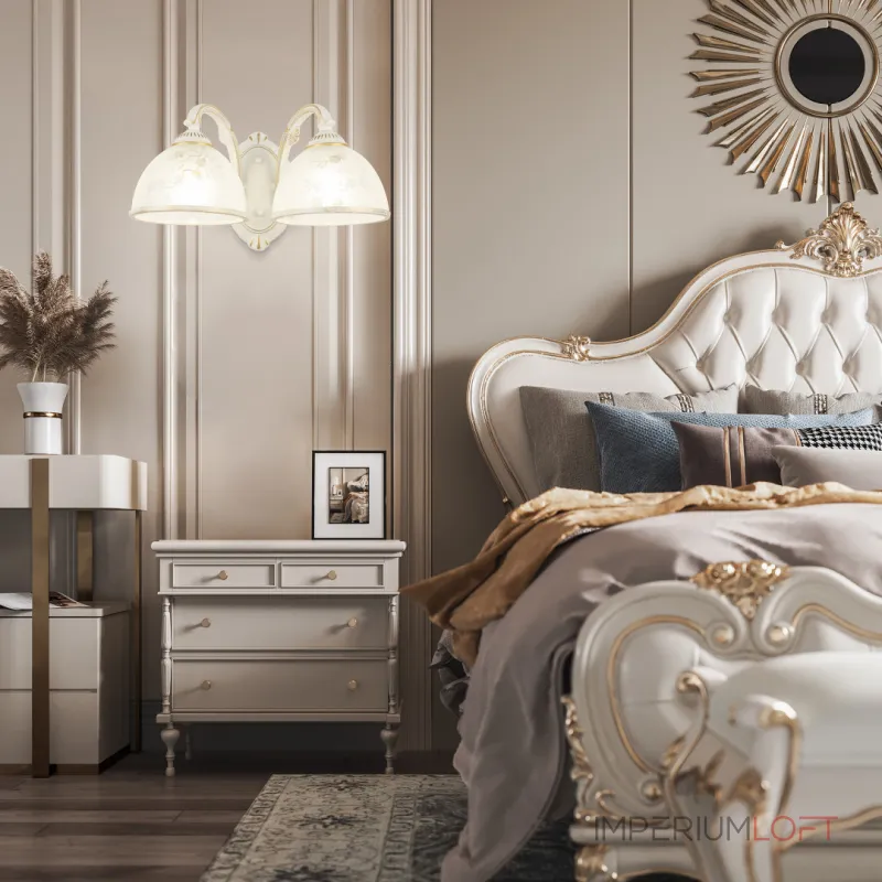 Бра Arte Milano AM349737 349737/2W WT+G