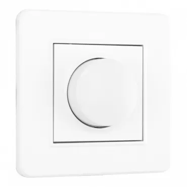 Диммер 500W с рамкой однопостовой Arte Milano SET16-1-48-1 white