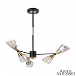Люстра на штанге Arte Milano Neapolis-76708 276708/6 BK/GD
