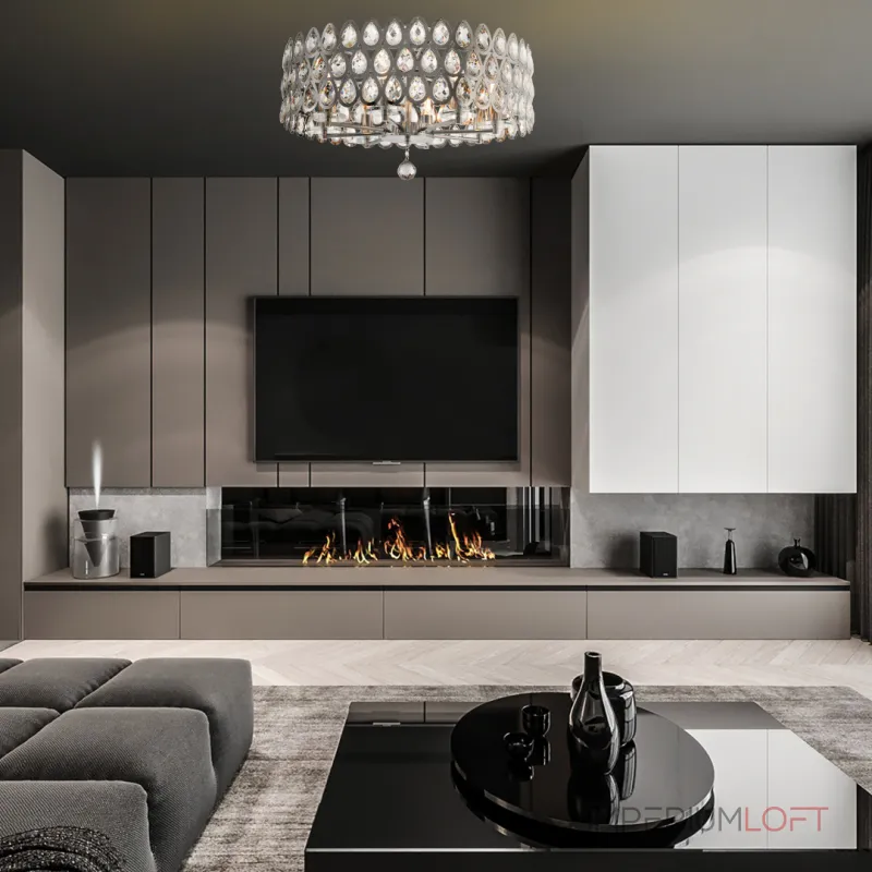 Потолочная люстра Arte Milano Sorrento-1019 371019/8/50/580 CR Потолочная люстра Arte Milano Sorrento-1019 371019/8/50/580 CR