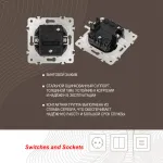 Кнопка дверного звонка с подсветкой, 10A 250V 202.37-1.silver от ImperiumLoft