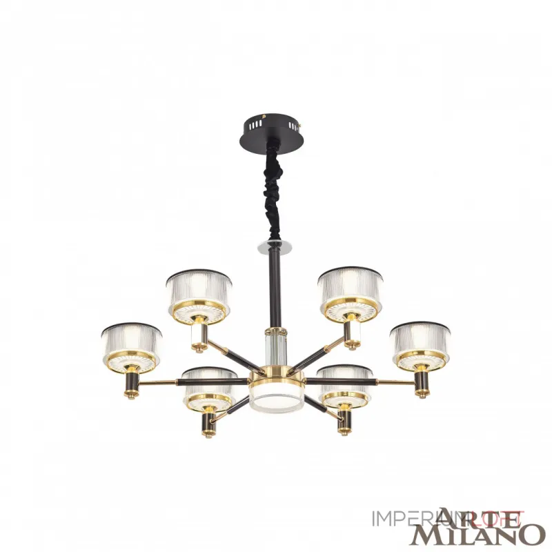 Подвесная люстра Arte Milano Neapolis-76210 276210/6 BK/GD