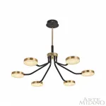 Люстра на штанге Arte Milano Ferrara-76079 276079/6 BK/GD