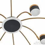 Потолочная люстра Arte Milano Ferrara-71040 272040/10 BK/GD