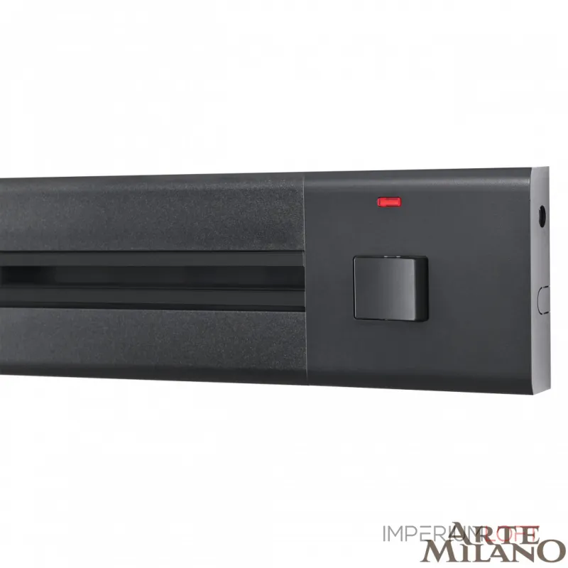 Накладной шинопровод с выключателем, 25A 250V 385205TOB/50 Black