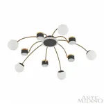 Потолочная люстра Arte Milano Ferrara-71040 272040/10 BK/GD