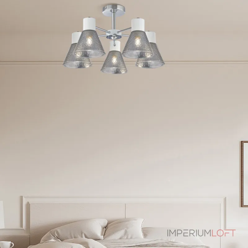 Потолочная люстра Arte Milano Napoli-322408 322408/5 CR+WH