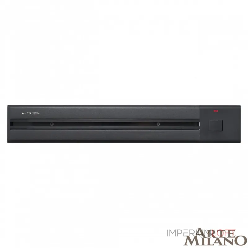 Накладной шинопровод с выключателем, 25A 250V 385205TOB/50 Black