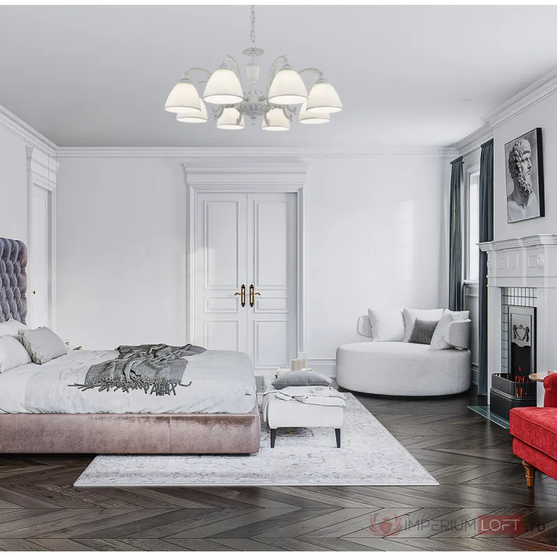 Люстра Arte Milano AM341837 341837/8 WT+SL от ImperiumLoft