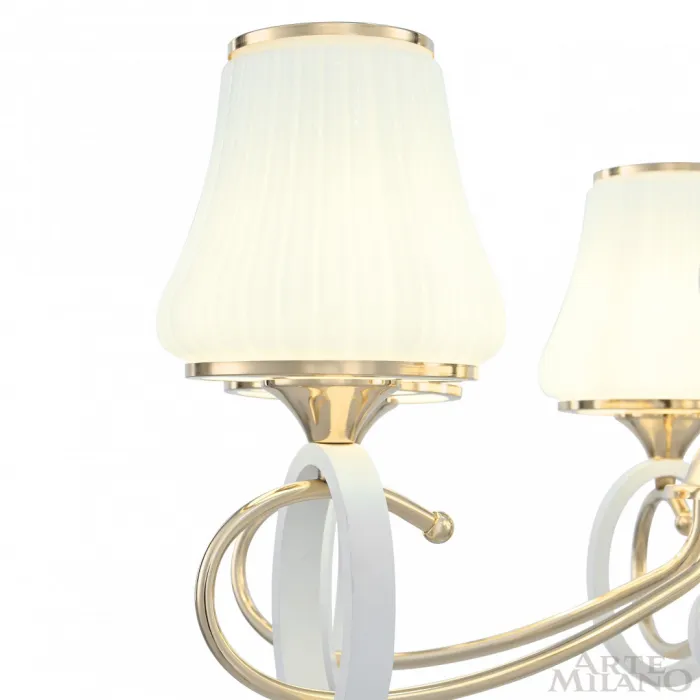 Люстра подвесная Arte Milano Florentia-2387 302387/6 Wh/Gd от ImperiumLoft