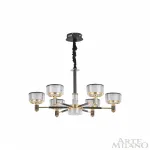 Подвесная люстра Arte Milano Neapolis-76210 276210/6 BK/GD