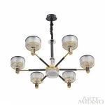 Подвесная люстра Arte Milano Neapolis-76210 276210/6 BK/GD