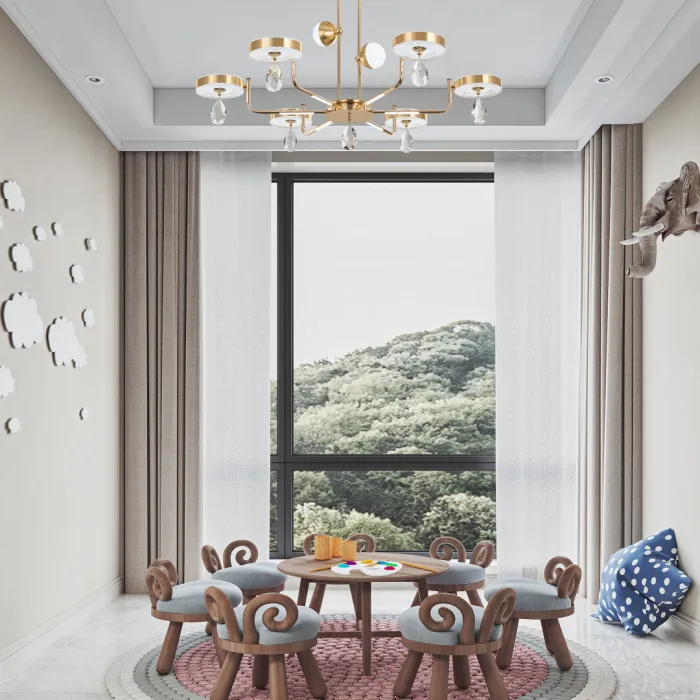 Люстра светодиодная Arte Milano Ferrara-72210 272210/6 GD от ImperiumLoft