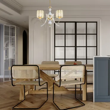 Люстра подвесная Arte Milano Florentia-6067 306067/3 Wh/Gd от ImperiumLoft