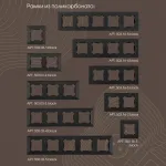 Выключатель двухклавишный с подсветкой, 10AX 250V 203.31-2.black от ImperiumLoft