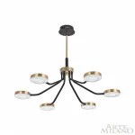 Люстра на штанге Arte Milano Ferrara-76079 276079/6 BK/GD