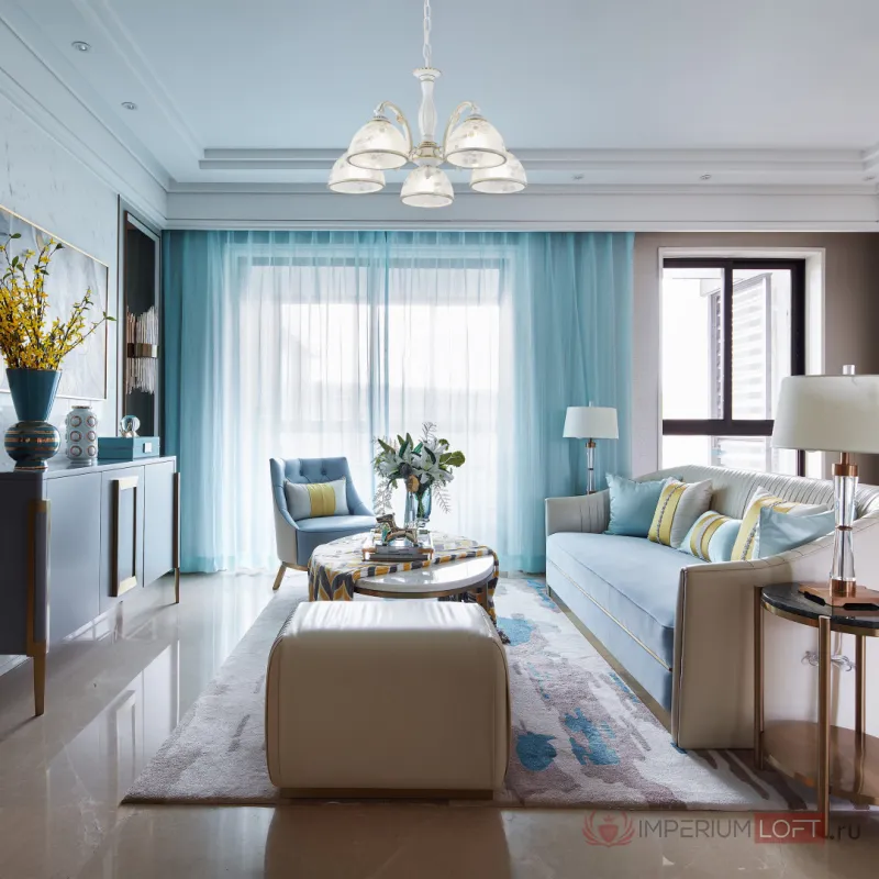 Люстра Arte Milano AM349737 349737/5 WT+G от ImperiumLoft