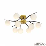 Потолочная люстра Arte Milano Neapolis-73408 273408/9 BK/GD
