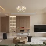 Люстра подвесная Arte Milano Florentia-1237 301237/6 Wh/Gd от ImperiumLoft