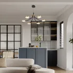 Люстра на штанге Arte Milano Ferrara-76079 276079/6 BK/GD