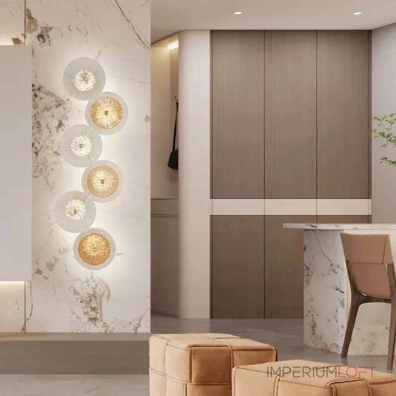 Настенный светильник светодиодный Arte Milano AM-1252B 6.1252B.D250.H700.LED Ni