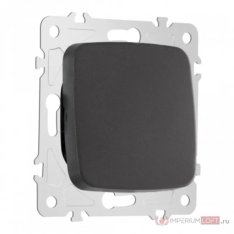 Переключатель одноклавишный перекрёстный, 10AX 250V 205.34-1.black от ImperiumLoft