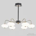 Люстра светодиодная Arte Milano Neapolis-73908 273908/6 BK/GD от ImperiumLoft