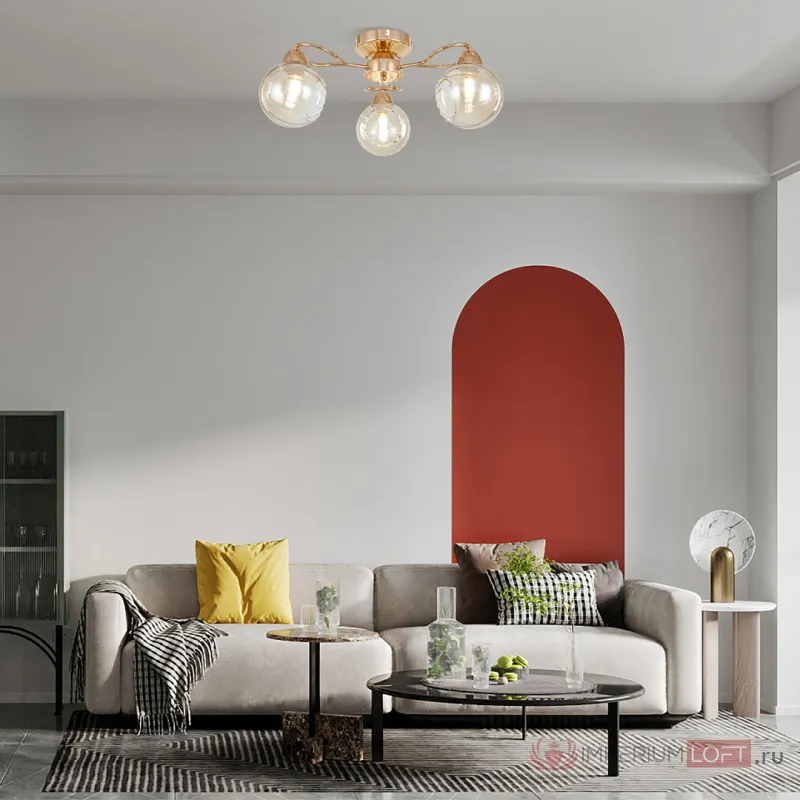 Люстра Arte Milano AMALFI-329207 329207/3 GD от ImperiumLoft