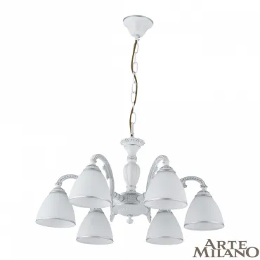 Люстра Arte Milano AM340837 340837/6 WT+SL