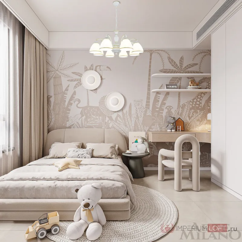 Люстра Arte Milano AM340837 340837/8 WT+G от ImperiumLoft