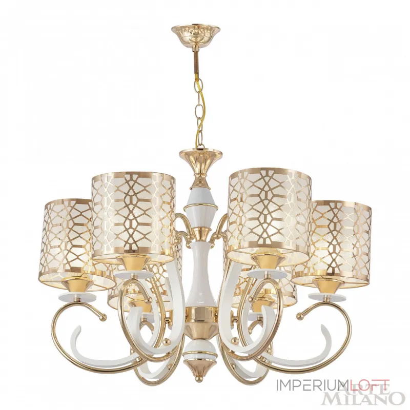 Подвесная люстра Arte Milano Florentia-1237 301237/6 Wh/Gd